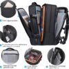 BANGE Travel Backpack,Flight Approved Carry On Backpack for International Travel Bag, Water Resistant Durable 17-inch Laptop Backpacks,Large Daypack Business Weekender Luggage Backpack for Men Women…